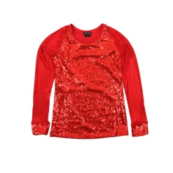 Kids Sequin Baseball Top