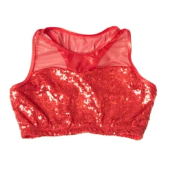 Kids Sequin Mesh Sweetheart Bra
