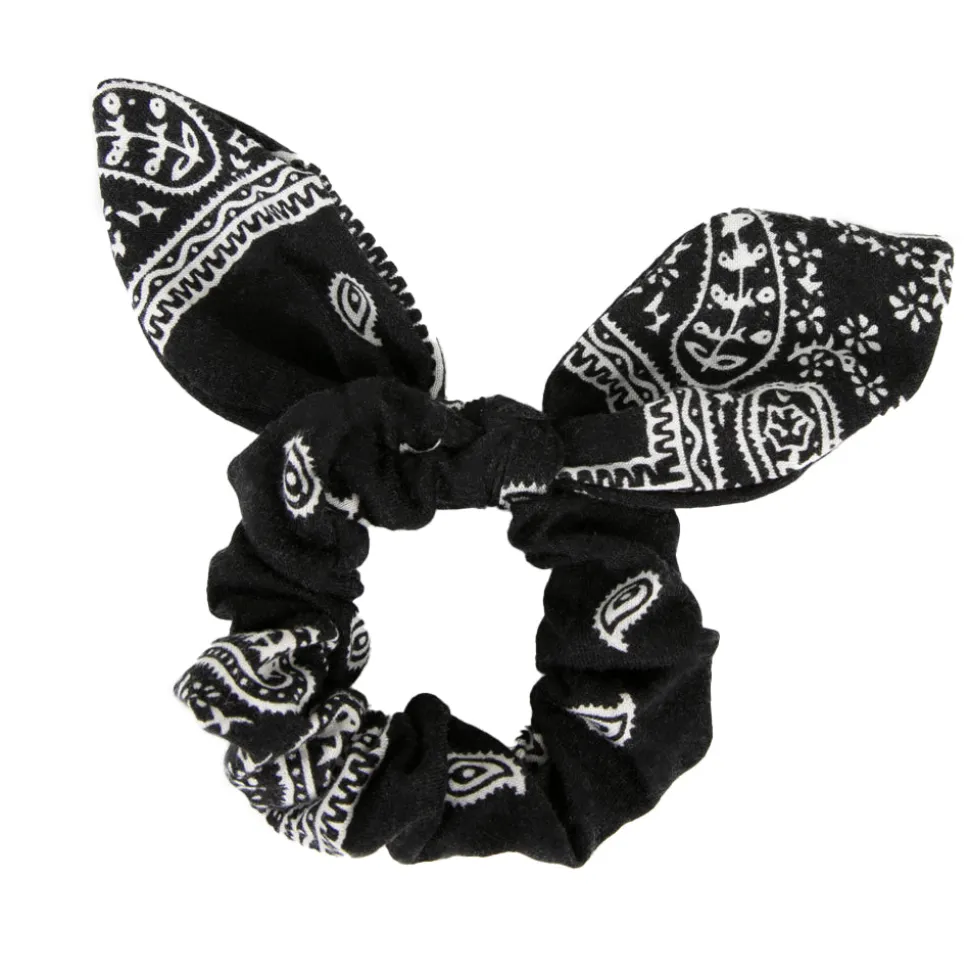 Knotted Bow Bandana Hair Scrunchie