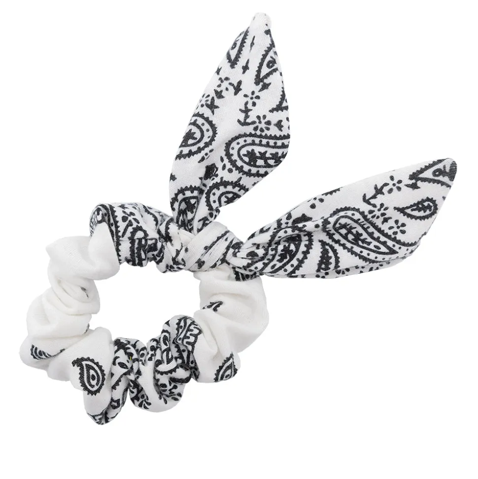Knotted Bow Bandana Hair Scrunchie
