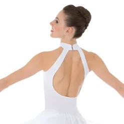 Long Mock T-Neck Dance Dress