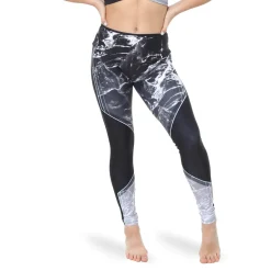 Marble Mid Rise Leggings