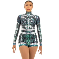 Matrix Snakeskin Foil Biketard