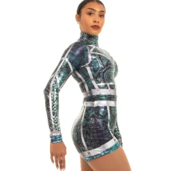 Matrix Snakeskin Foil Biketard