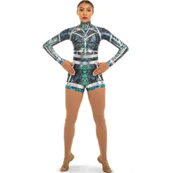 Matrix Snakeskin Foil Biketard