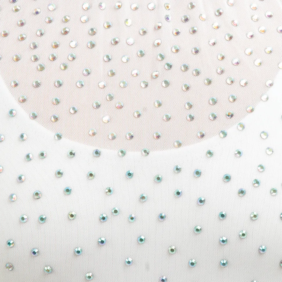 Mesh Rhinestone Dress
