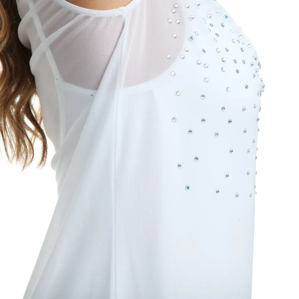 Mesh Rhinestone Dress