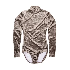 Now I Know Velvet Rhinestone Leotard