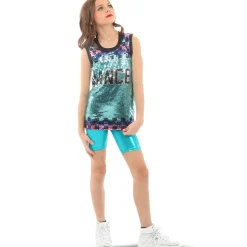 Ombre Checker Dance Sequin Jersey