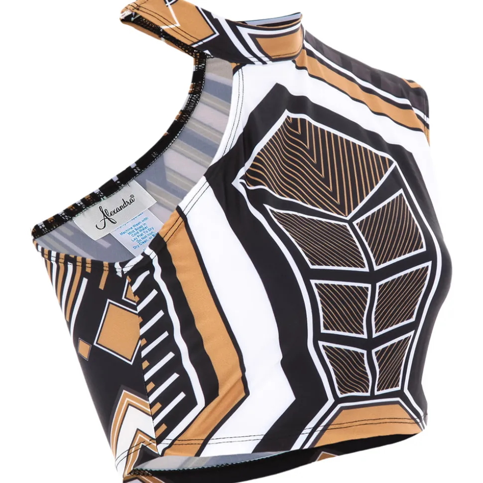 One Shoulder Crop Top -Egyptian