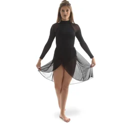 Overlap Mesh Skirt