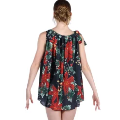 Poinsettia Christmas Dress