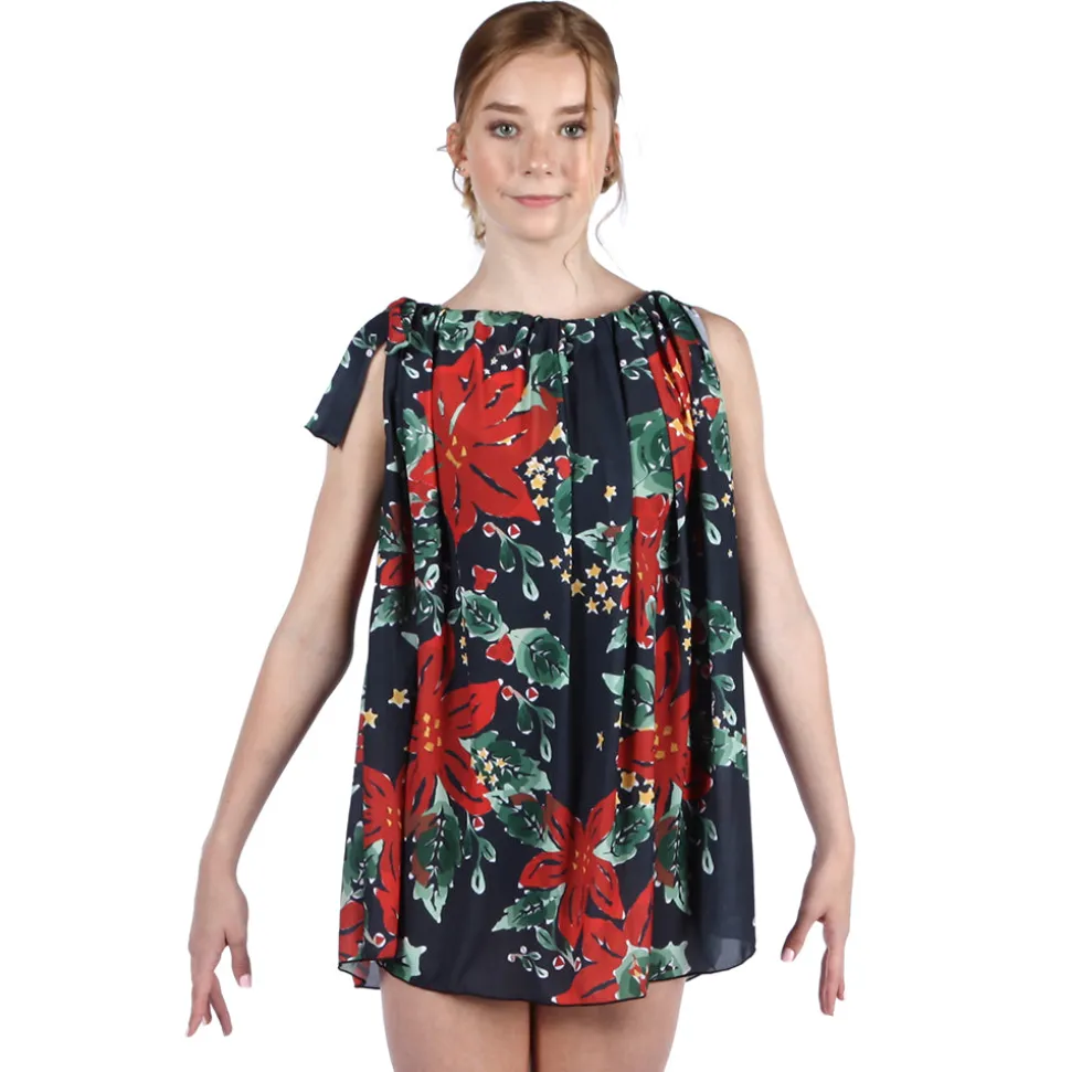 Poinsettia Christmas Dress
