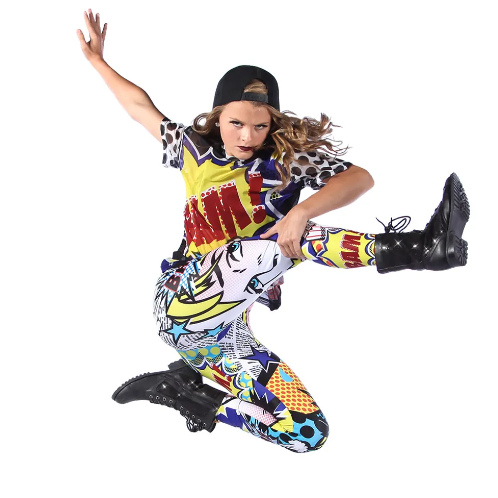 Pop Art Poppin Short Sleeve Mesh