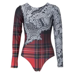 Punk Rock Princess Long Sleeve Leotard