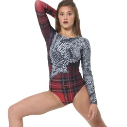 Punk Rock Princess Long Sleeve Leotard