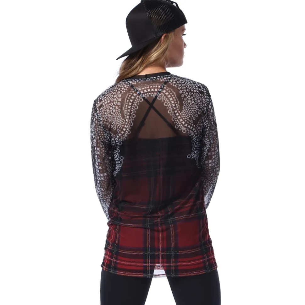 Punk Rock Princess Mesh Long Sleeve Tee