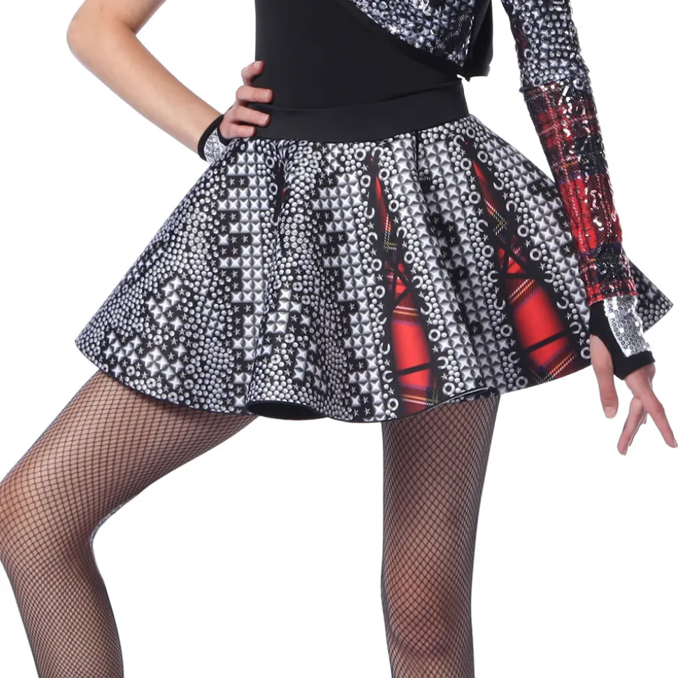 Punk Rock Princess Neoprene Skater Skirt