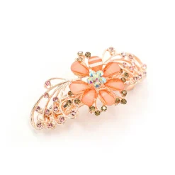 Rhinestone Flower Clip