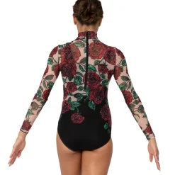 Rose Mesh Leotard
