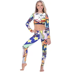 Royal Pop Art Leggings