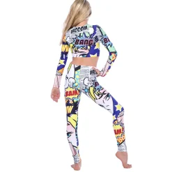 Royal Pop Art Leggings