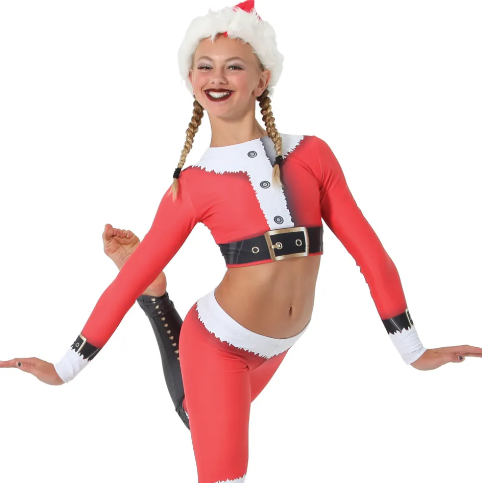 Santa Crop Top