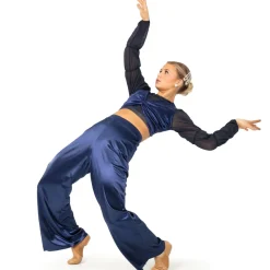 Satin Lux Wide Leg Pant