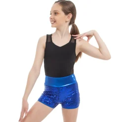 Sequin High Waist Short