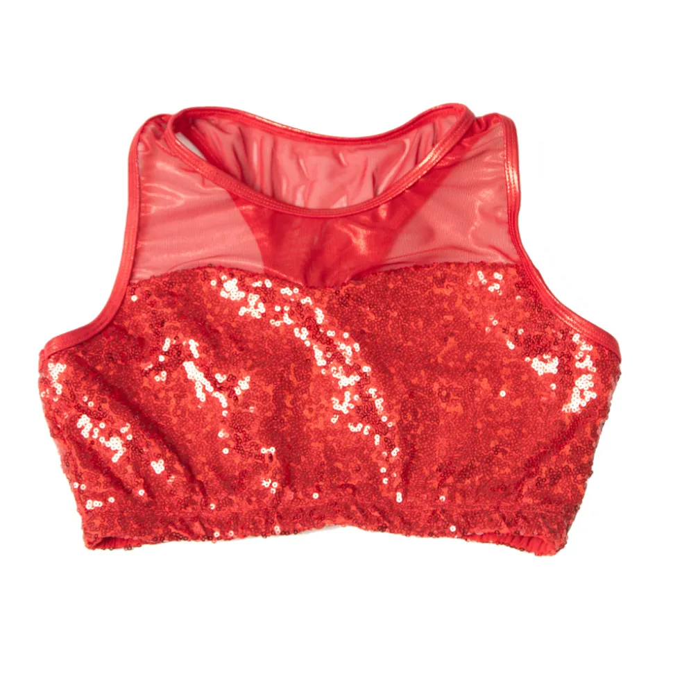 Sequin Mesh Sweetheart Bra