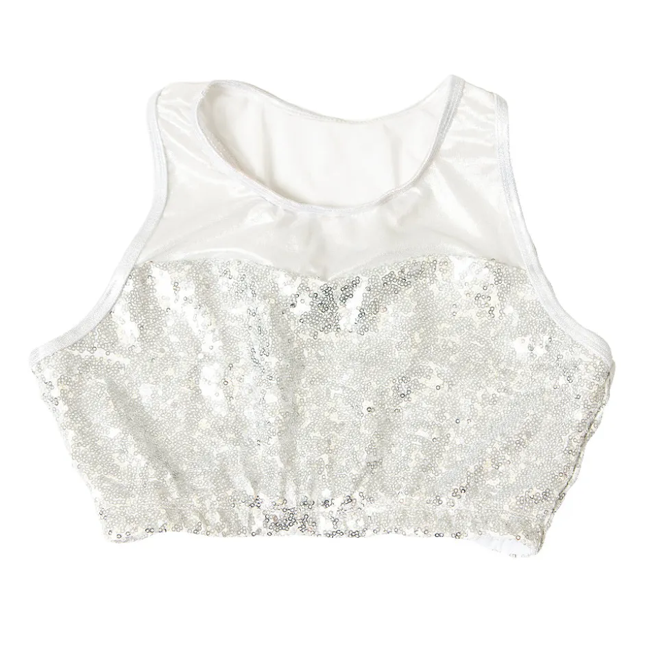 Sequin Mesh Sweetheart Bra
