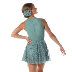 Skirted Plunge Leotard