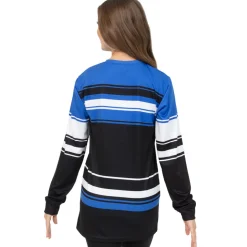 Stripe Colorblock Long Sleeve Shirt