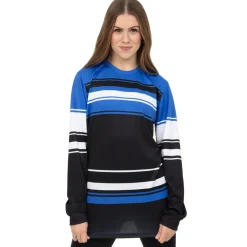 Stripe Colorblock Long Sleeve Shirt
