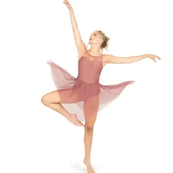 Sweetheart Mesh Handkerchief Lyrical Dress