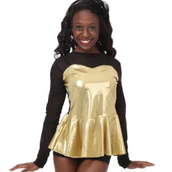 Sweetheart Peplum Long Sleeve Top