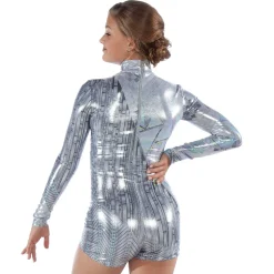 Time to Shine Foil Biketard