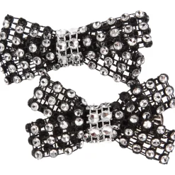 Two Tone Small Rhinestone Clips