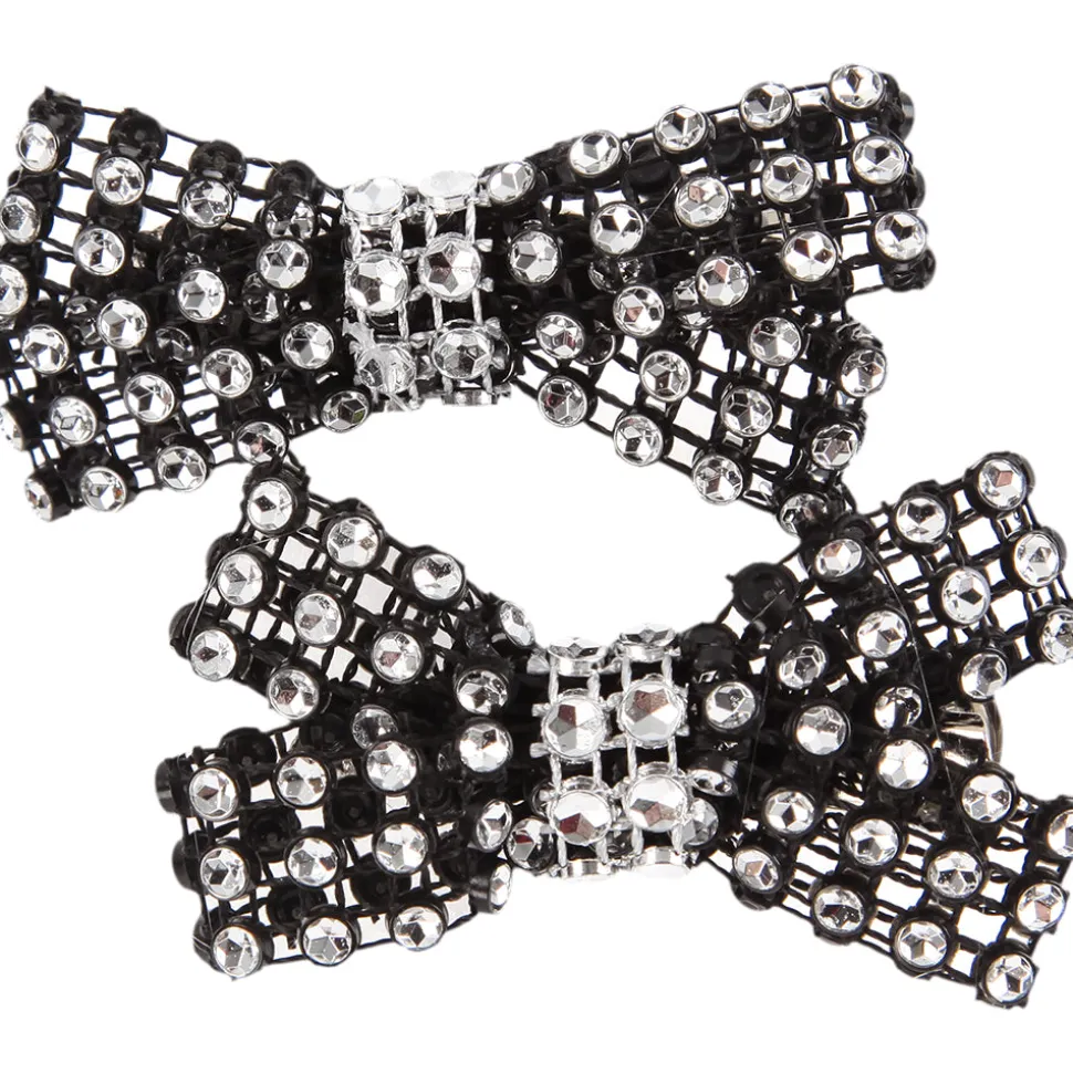 Two Tone Small Rhinestone Clips