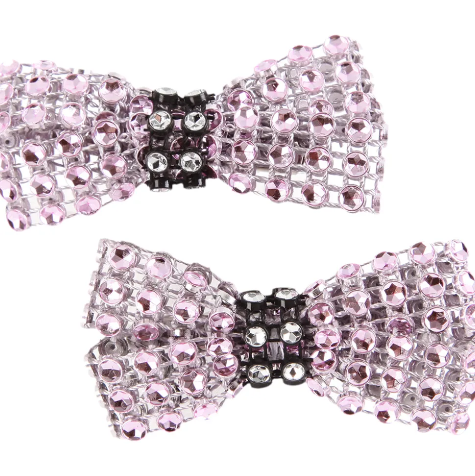 Two Tone Small Rhinestone Clips