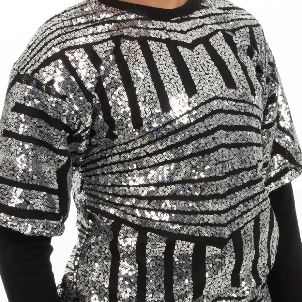 Up in Smoke Sequin Long Sleeve
