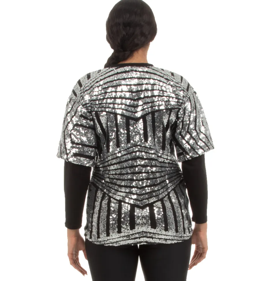Up in Smoke Sequin Long Sleeve