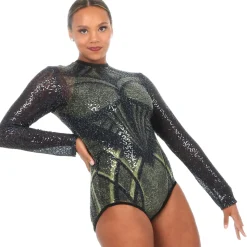 You Glow Girl Sequin Leotard