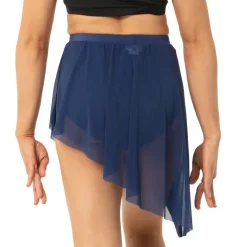 Youth Asymmetrical Mesh Skirt