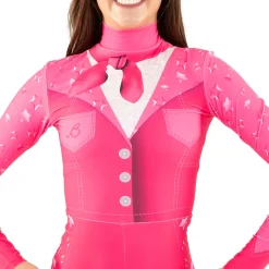 Youth Barbie Girl Cowgirl Inspired Biketard