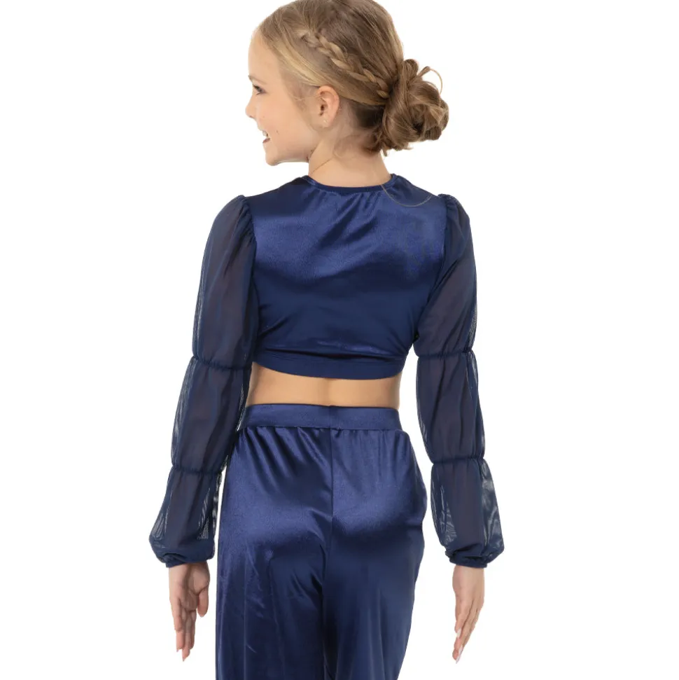 Youth Billow Sleeve Twist Midi Top