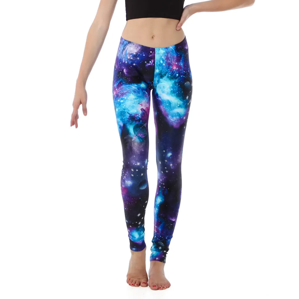 Youth Blue Galaxy Legging