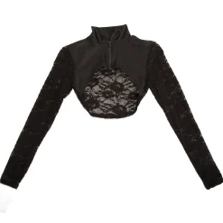 Youth Body Wrapper Lace Crop Jacket