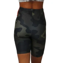 Youth Camo High Waist Biker Shorts