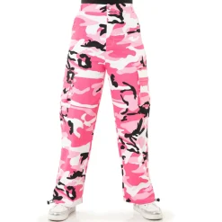 Youth Cargo Parachute Wide Leg Cinched Pants